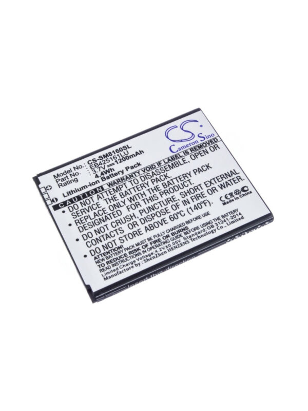 Top Replacement Battery CS-SM8160SL for Samsung