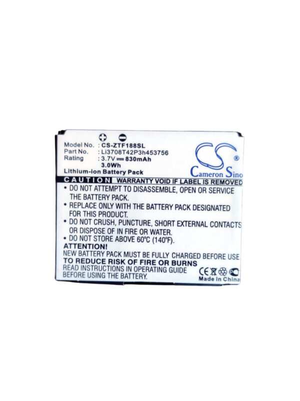 Top Replacement Battery for ZTE Verizon F350 - CS-ZTF188SL